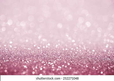 Bokeh abstract background wallpaper glitter pink diamond for wedding design