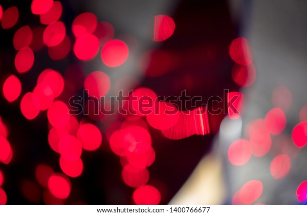 Bokeh Abstract Red Light Christmas Background Stock Photo (Edit Now ...