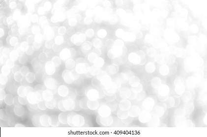 Bokeh Abstract White Lights On Background