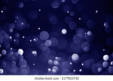 Bokeh Background Blue Circle Black Background Stock Photo 1177815733 ...