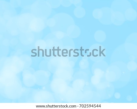 bokeh background with blue sky color
