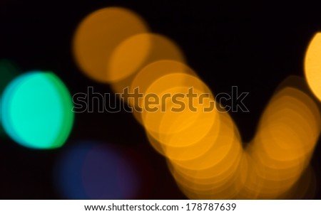 Similar – Image, Stock Photo Urban blur night lights IV