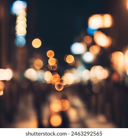 Bokeh background photo of the city at night - Powered by Shutterstock