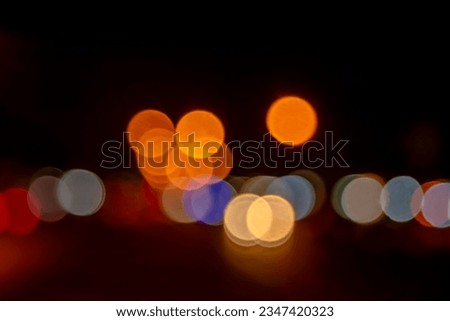 Similar – Urban blur night lights III