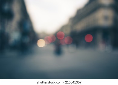 Bokeh Background, Street, Road, Light, People