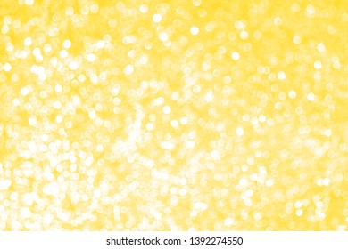 Bokeh Blurred Yellow Background Christmas New Stock Photo 1392274550 ...