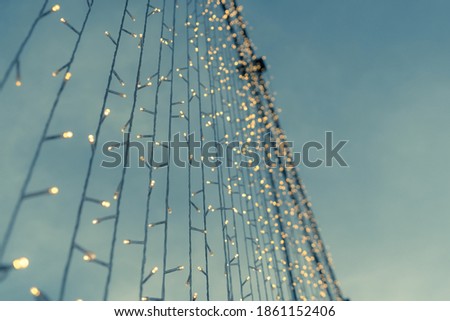 Similar – Image, Stock Photo light chain Cable