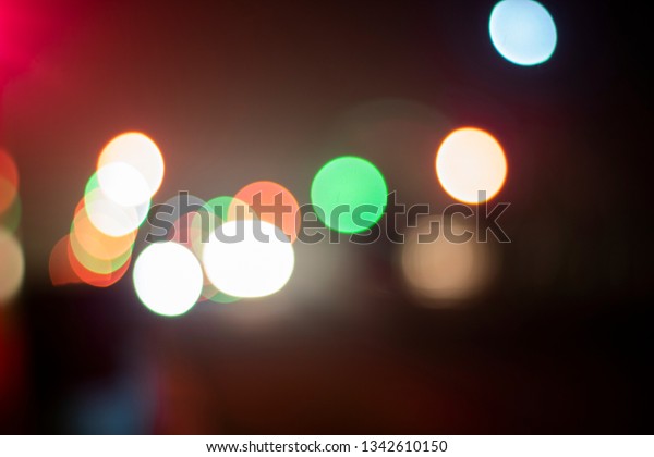 Bokeh at country side road. Blurred photo of a\
country side road.
