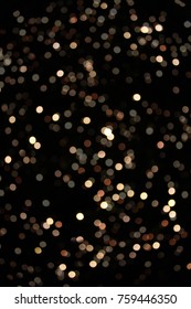 Bokeh Golden Glitter