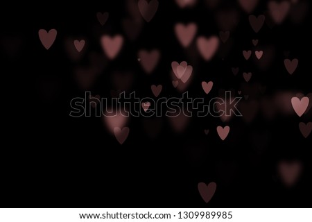 Bokeh hearts overlay, hearts overlay, photo overlay, blurred hearts background, Valentine's Day background, love photo overlay, hearts bokeh