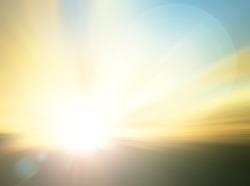 Bokeh light with abstract blurry meadow autumn sunrise landscape background, a blurry photo of the sun rising over the horizon, a Nature Photo by Jacob_09