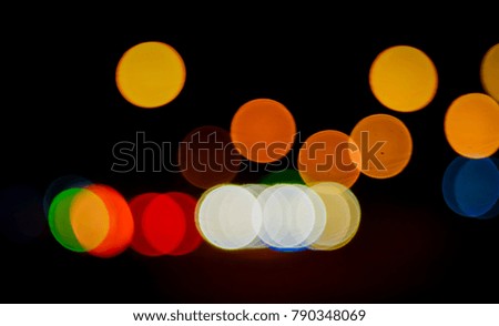 Similar – Urban blur night lights III