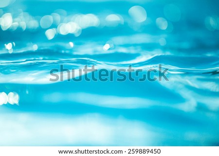 Bokeh light background in the pool.