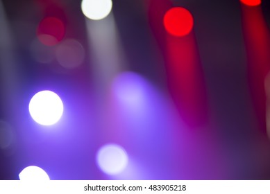 bokeh light  Fashion runway out of focus background