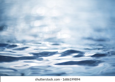 Bokeh Light Water Background In Nature Silent Lake