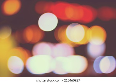 Bokeh Lights Background Instagram Effect Stock Photo 213460927