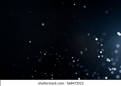 Bokeh On Black Background