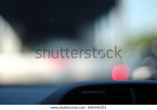 the bokeh outside \
from car  background 