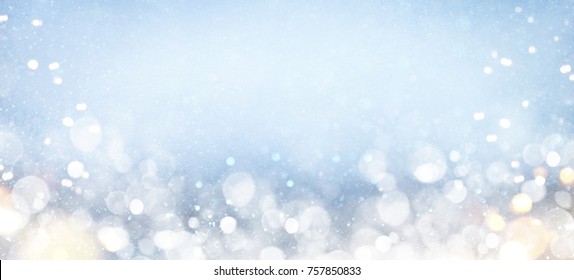 Bokeh Winter Background