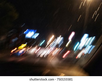 Boken Street Background 