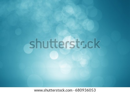 bokey abstract blue  background.