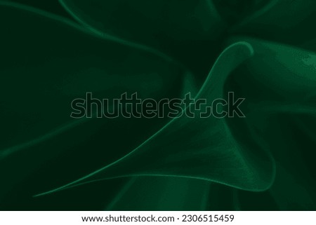 Bold green nature background. Raw beauty suculent leaves plant detail. Unique, refinement, delicate texture wallpaper. Abstract, softness, vibrant, organic pattern. Simplicity foliage. Deep teal, soft