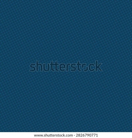 Bold seamless geometric design featuring interlocking diamonds, squares, and angular motifs in vivid blue and black. A striking symmetrical background inspired by mosaic and tilework, ideal for textiles, wallpaper, wrapping paper, and decorative surfaces.
