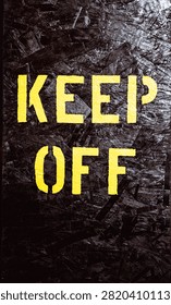 Bold yellow letters declare 