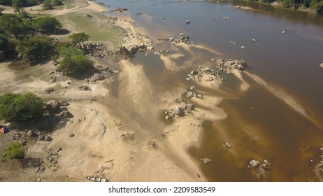 Bolivia. Some views, aerial or no of San Martin river at the end of dry season in Bella Vista area. - Shutterstock ID 2209583549