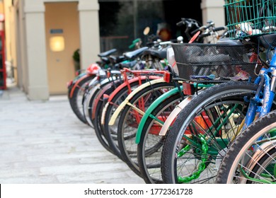 Bologna, Italia - March 22 2011 ; Bycicle Parking