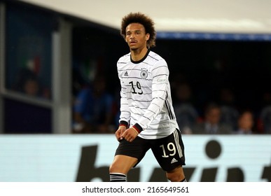 BOLOGNA, ITALY - JUNE 4, 2022: 
Leroy Sané Looks On
During The UEFA Nations League ITALY V GERMANY At Renato Dall'Ara Stadium. 