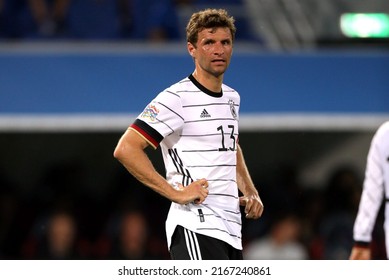 BOLOGNA, ITALY - JUNE 4, 2022: 
Thomas Müller Looks On
During The UEFA Nations League ITALY V GERMANY At Renato Dall'Ara Stadium. 