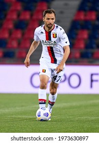 Bologna, Italy, May 12, 2021, Milan Badelj (Genoa) During Italian Football Serie A Match Bologna FC Vs Genoa CFC