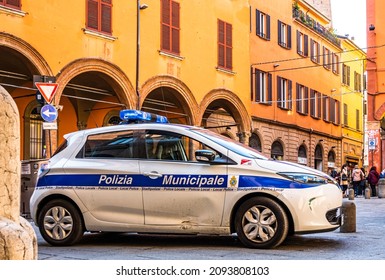 AUTOCOLLANT STICKERS Rond 9cm POLICE POLIZIA STRADALE ITALIA ITALIE 