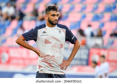 Bologna, Italy, September 21, 2021, Mohamed Fares  (Genoa) During Italian Football Serie A Match Bologna FC Vs Genoa CFC