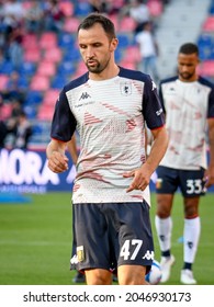 Bologna, Italy, September 21, 2021, Milan Badelj  (Genoa) During Italian Football Serie A Match Bologna FC Vs Genoa CFC