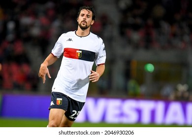 Bologna, Italy, September 21, 2021, Mattia Destro  (Genoa) Portrait During Italian Football Serie A Match Bologna FC Vs Genoa CFC