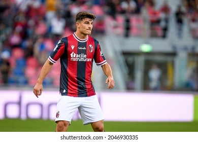 Bologna, Italy, September 21, 2021, Riccardo Orsolini (Bologna) Portrait During Italian Football Serie A Match Bologna FC Vs Genoa CFC