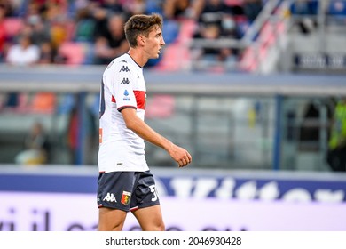 Bologna, Italy, September 21, 2021, Andrea Cambiaso  (Genoa) Portrait During Italian Football Serie A Match Bologna FC Vs Genoa CFC