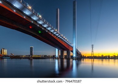 Bolte bridge in Docklands, Melbourne, Australia - Powered by Shutterstock