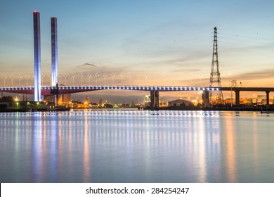 Bolte bridge the iconic landmark of Docklands, Melbourne, Australia. - Powered by Shutterstock