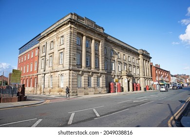 BOLTON, UK -SEPTEMBER 28, 2021:  The Post Office, Bolton, Lancashire