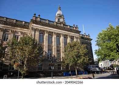 BOLTON, UK -SEPTEMBER 28, 2021:  The Town Hall, Bolton, Lancashire