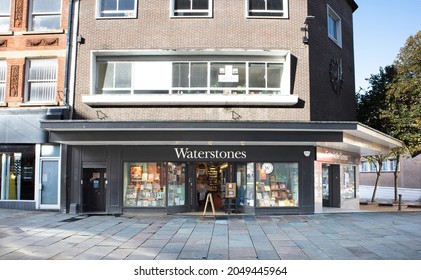 BOLTON, UK -SEPTEMBER 28, 2021: A bookshop in the centre of Bolton, Lancashire