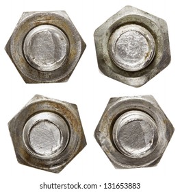 Bolts isolated on white. - Shutterstock ID 131653883