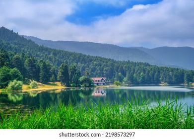 Bolu Gölcük, A Natural Wonder Lake And A House With A Red Roof