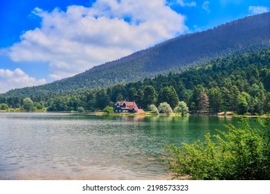 Bolu Gölcük, A Natural Wonder Lake And A House With A Red Roof