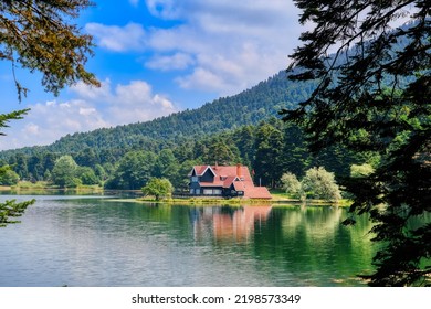 Bolu Gölcük, A Natural Wonder Lake And A House With A Red Roof