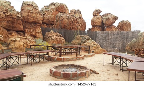 Boma Fireplace And Social Area In Africa