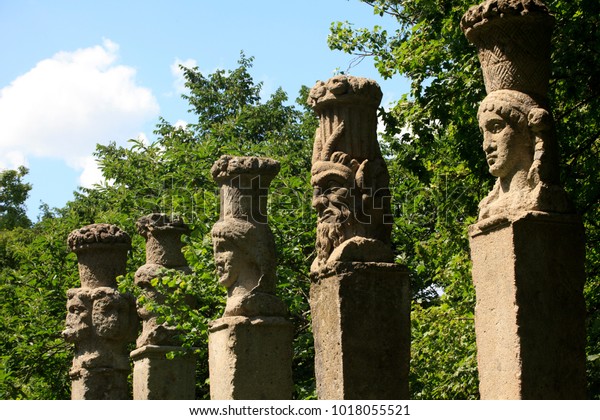 Bomarzo Vt Italy May 15 2016 Holidays Stock Image